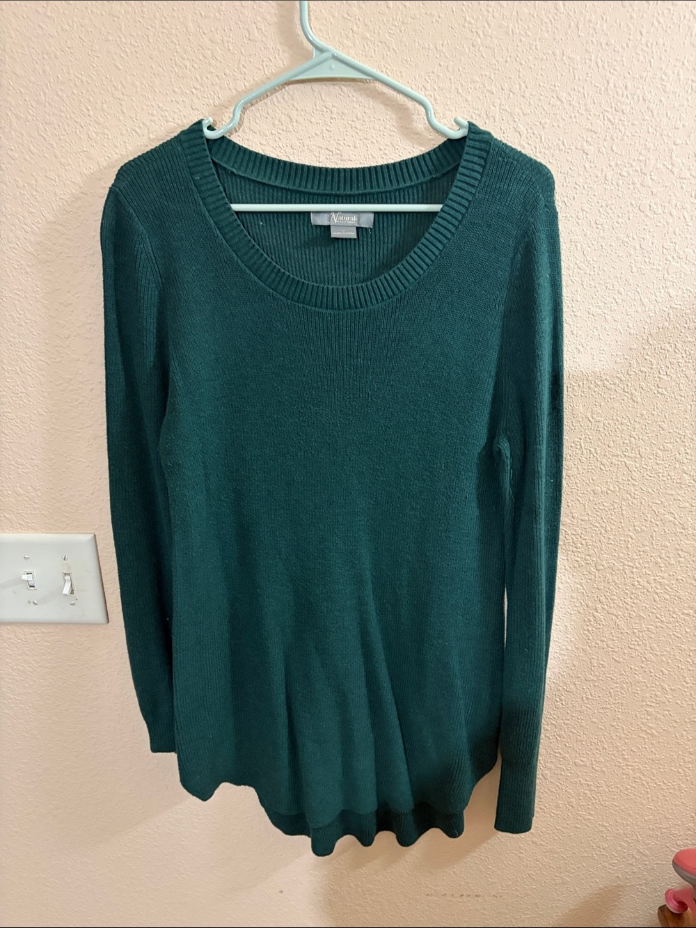 Natural Reflections Crewneck Sweater - Dark Teal